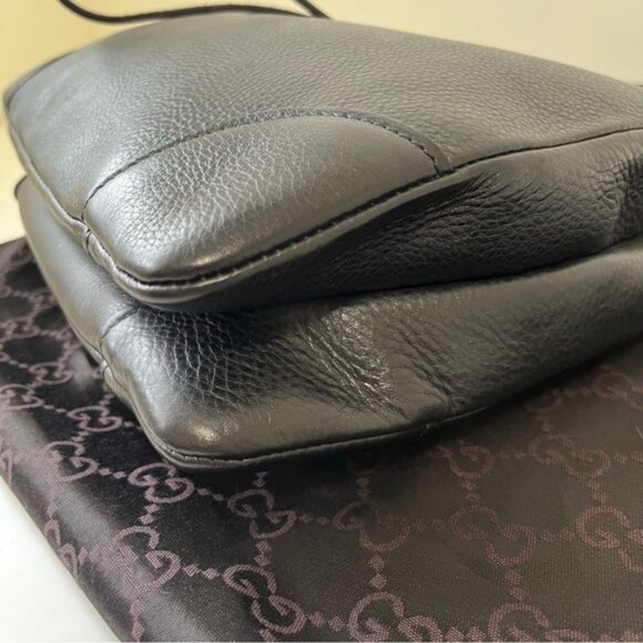 Gucci Jackie Black Leather Twist Handle Shoulder Bag - Picture 9 of 15